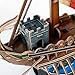 CubicFun 3D Roman Ship Puzzle Small Sailboat Model Building Kits Toys, Roman Warship, 85 Pieces