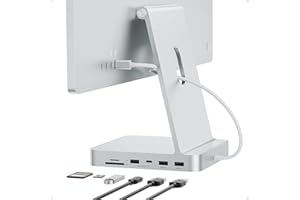 USB C HUB for iMac 24 inch 2021/2023/2024, PULWTOP USB Hub Adapter iMac Accessories for iMacM1/M3/M4 with USB C 10Gbps 3*USB 