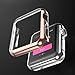 Apple Watch Case, HuanlongTM Apple Watch PC Plated Cover Case Slim Premium Super / Exact Fit / Plastic Cover Snap On Hard Protective Case for Apple Watch (PC Case rosegold 42mm)
