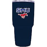 R and R Imports Southern Methodist University 24 oz Insulated Stainless Steel Tumbler Navy Officially Licensed Collegiate Product