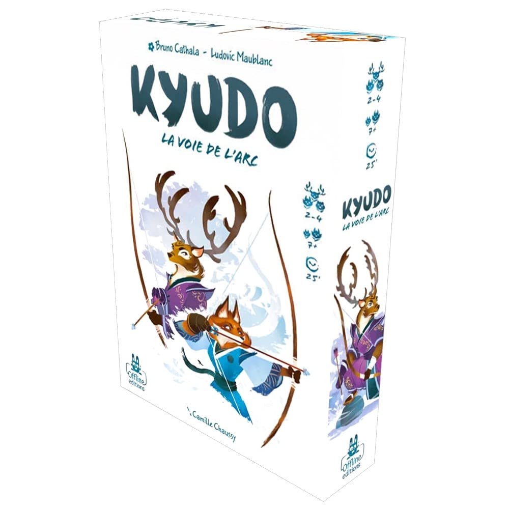 IMMERSION Kyudo – The Way of the Arc – Board Game Roll & Fight – 2 to 4 Players – Approximately 25 min – From 7 Years Old – Offline – Bruno Cathala and Ludovic Maublanc