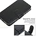 Style4U Moto X Pure Edition Case, Moto X Style Case, Premium PU Leather Stand Wallet Case with ID Credit Card Cash Slots for Motorola Moto X Style, Moto X Pure Edition with 1 Stylus - Black