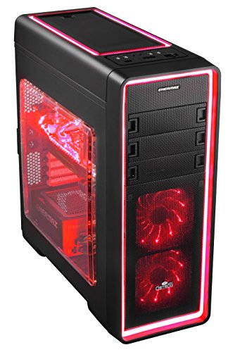 Enermax-Ostrog-GT-ATX-Mid-Tower-Computer-Case-with-Acrylic-See-Thru-Side-Panel-ECA3280A-BR-BlackRed