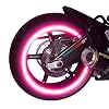 customTAYLOR33 Special Edition Hot Pink Hoge Intensiteit Grade Reflecterende Veiligheid Velg Tapes