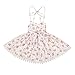 Flofallzique Summer Baby Girls Dress Vintage Flower Birthday Party Princess Dress With Bowknot