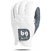 Bender Gloves - Men's Golf Glove, Durable Cabretta Leather Material, Unique Golf Gloves Men Right Handed Golfer (Wear On Left)