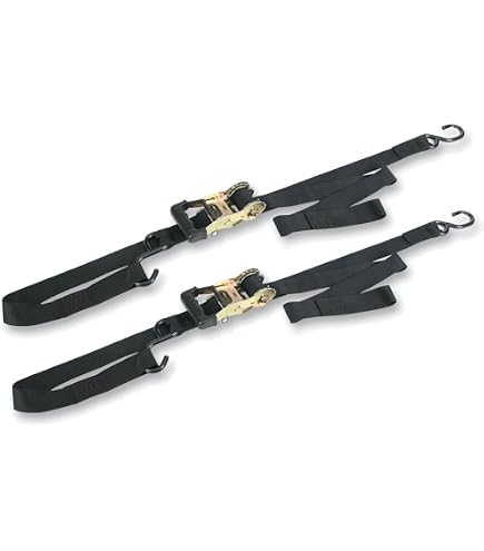 Ancra 49970-122 big bike gradual release ratchet strap red