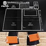 WUTA Women's Single Shoulder Bag Acrylic Template Leather Pattern Set WT826