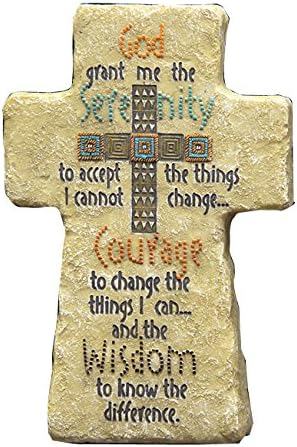 Faith Collection The Serenity Native Resin Standing Cross, 7.5"