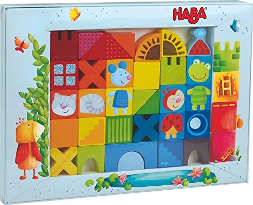 HABA 302580 Cat/Mouse and Friends Building Blocks