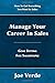 Manage Your Career In Sales - Goal Setting For Salespeople 1467558273 Book Cover