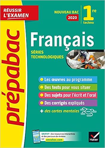 Francais 1re Technologique Bac 2020 Inclus Oeuvres Au Programme 2019 2020 Amazon Fr Bernard Helene Huta Denise Saulnier Sophie Warot Laure Spies Swann Touet Berangere Livres