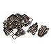 uxcell Suitcase Drawer Chest Box Retro Style Toggle Latch Catch Hasp 10pcs
