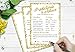 50 Gold Baby Shower Prediction and Advice Cards - Gender Neutral Boy or Girl, Baby Shower Games, Baby Shower Decorations, Baby Shower Favors