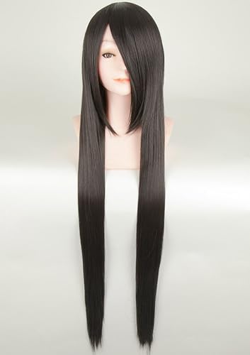 Amazon 富士達 ウィッグ コスプレ フルウィッグ ロング 100cm ウイッグ ストレート 黒 黒髪 自然 さらさら 耐熱 かつら ネット付き Lsl100 2 コスプレ 仮装 通販