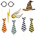 Harry Potter Children's Birthday Party Supply Set includes 7 pc Decoration Kit and 8 pc Photo Props