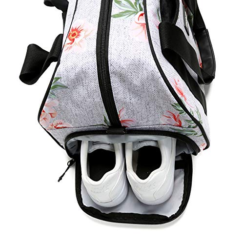 Vooray Burner Gym Duffel, Small Gym Bag with Shoe Pocket, 16" Compact