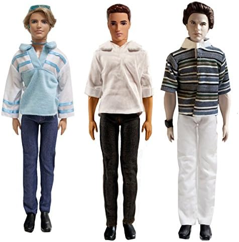 Luckakuck 3 Set Summer Casual Fashion Clothes Set for 11.5 inches Dolls