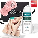 Hydroquinone 2% Dark Spot Corrector Remover Serum for Face,Melasma Treatment Plus Headband, Anti Aging Serum with Vitamin C, improve Lighten Brighten Dark Spot, for Men Women, 1.23 oz