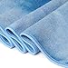 Ewedoos Yoga Towel with Anchor Fit Corners, 100% Microfiber Non Slip Yoga Towel, Super Soft, Sweat Absorbent, Ideal for Hot Yoga, Pilates and Workout. (Blue Dye, 72″ X 26″)thumb 3