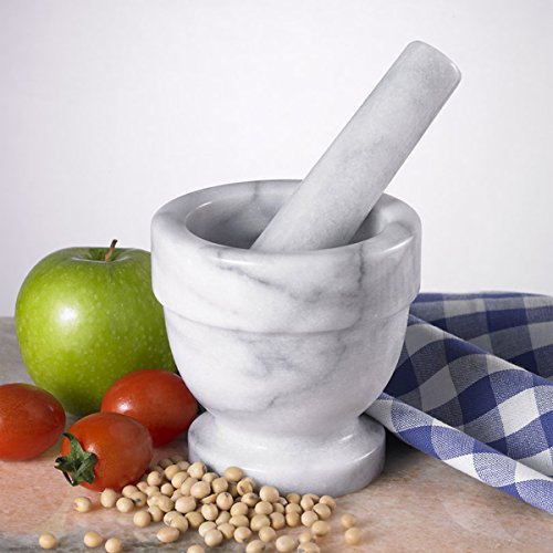 Evco International Creative Home 74002R Marble/Pestle, White