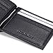 Mercedes Benz Bifold Money Clip Wallet with 6 Credit Card Slots - Genuine Leather