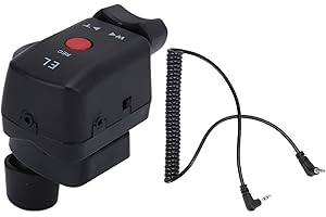 Camcorder Zoom Controller, DV Camera Remote Control, Zoom Lens Control and Record, 2.5mm Jack Cable, Video Tripod Handle Moun