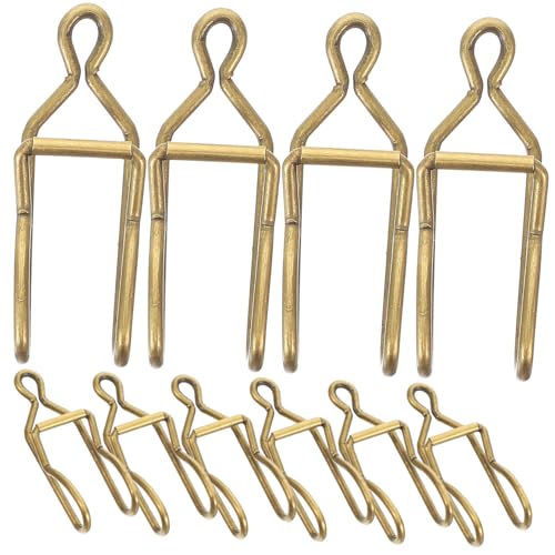 WATIIFUFU 50pcs Iron Clasps for Pocket Watch Chain DIY Accessories Durable Rust Resistant Metal Clips Classic Color Minimal Design Easy Installation for Crafting