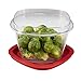 Rubbermaid Premier Easy Find Lids Food Storage Containers, 7 Cup, Racer Red