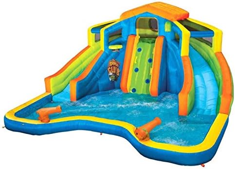 Giant Water Park Aqua Inflatable Play Center Giant Backyard Playground Water Slide Large Pool Adults Toys Outdoor Multicolor &amp; e-book by Amglobalsupplies