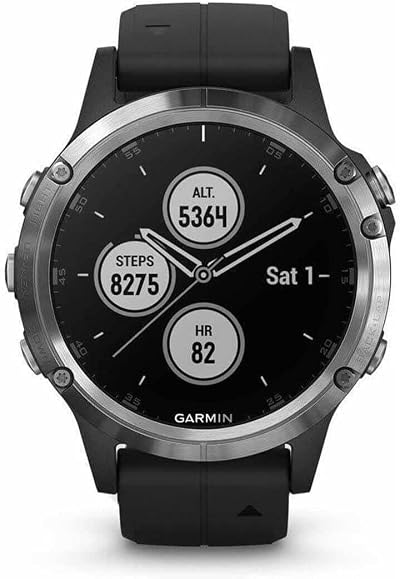 Garmin Fenix 5 Plus Smartwatch Music Maps Pay Black Multisport GPS 010-01988-11