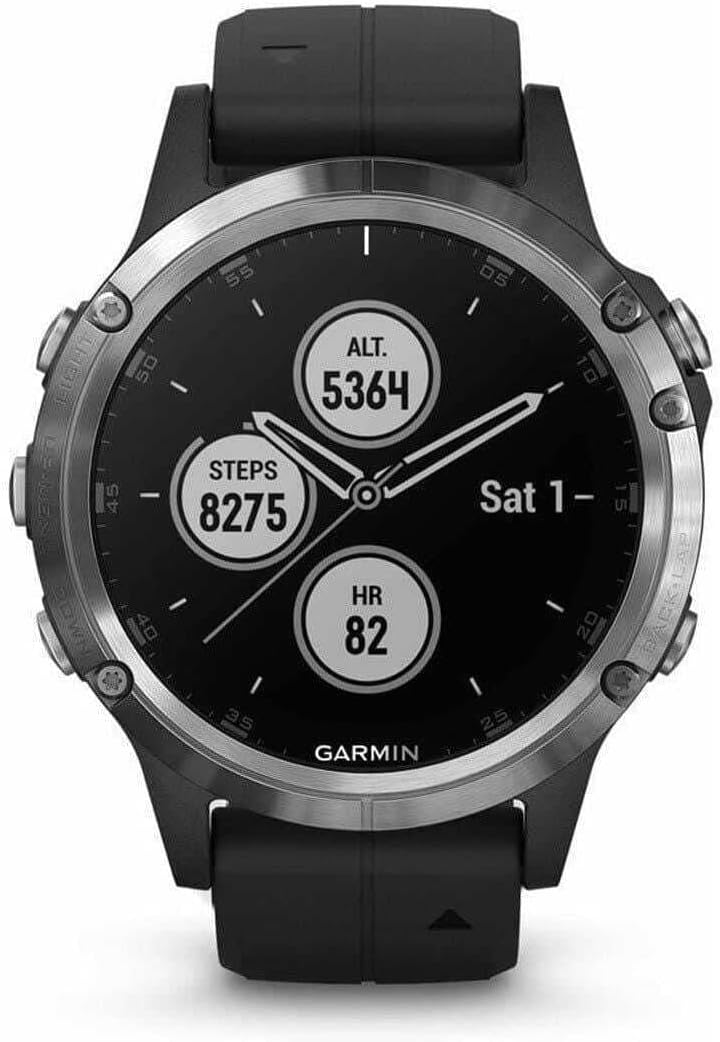 Garmin Fenix 5 Plus Smartwatch Music Maps Pay Black Multisport GPS 010-01988-11