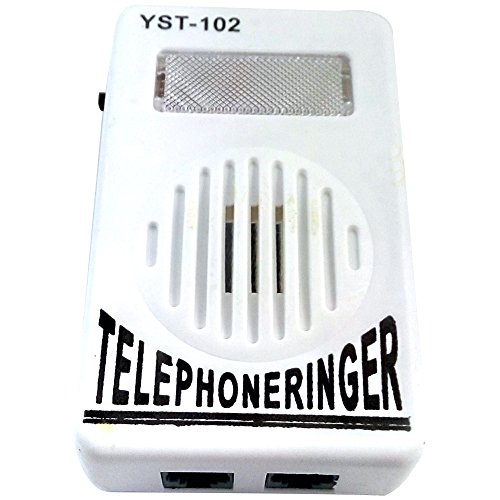 Extra-Loud Phone Telephone Tone Amplifier Strobe Light Flasher Bell Ringer