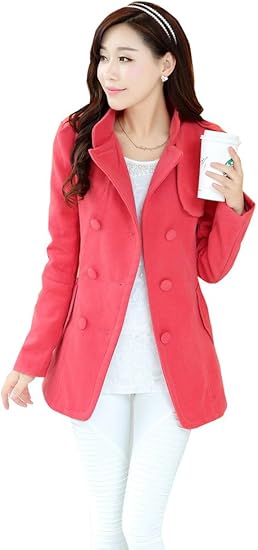 Amazon Z Kasi コート レディース ウールコート 秋 冬服 ブランド ステンカラー 可愛い 上品 暖かい 女性 ファッション おしゃれ コート ジャケット 通販