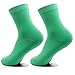 AYAOQIANG 2 Pairs Moisturizing Gel Heel Socks for Dry Hard Cracked Skin,Comfy Recovery Socks Day Night Care fits U.S（Woman-5-9）