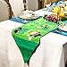 Jovitec Saint Patrick's Day Clover Table Runner Green Shamrock Table Runner for Saint Patrick's Day and Springs, 1 Pack