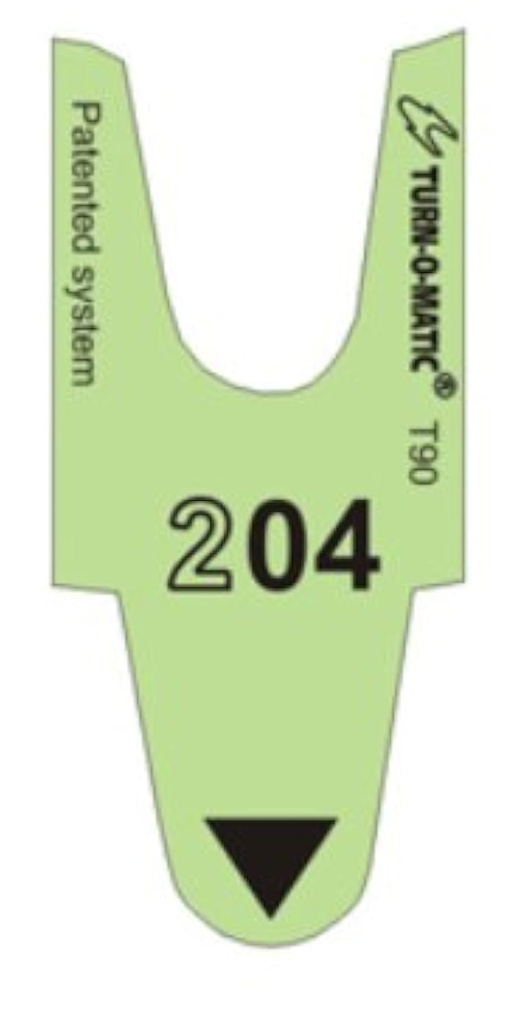 Turn-O-Matic T90 3 Digit Standard Tickets - Green - 24000 Tickets