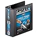 Wilson Jones 3 Ring Binder 4 Inch, Ultra Duty D-Ring View Binder with Extra Durable Hinge, Customizable, Black (W86641)
