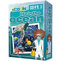 Outset Media Professor Noggin's Life in The Ocean Trivia Card Game - an Educational Trivia Based Card Game for Kids - Trivia,