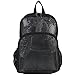 Eastsport Heavy Duty Mesh Sport Backpack Daypack Bookbag Bag See Through for Travel, Swim, Gym, Beach, 17.5 Inches, Onyx