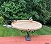 EHF Deck Mounted Songbird and Wild Bird Spa and Bath - with Beige Color Bowl - 1-Quat Water Capacity
