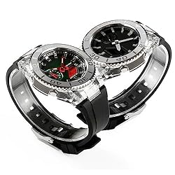 Neuupesen GA2100 Transparent Case with Metal Bezel