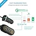 Multi-Port QC3.0 USB Car Charger Adapter compatible for iPhone XS/Max/XR/X/8/7/Plus, iPad Pro/Air/mini, Samsung Galaxy S9/8/7/Note, LG, Motorola and More | Cigarette Lighter Charge