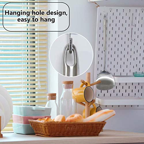 Newness Wok Spatula, [Rustproof, Heat Resistance, Integral Forming] Durable 304 Stainless Steel Spatula Turner with Vacuum Ergonomic Round Handle, Cooking Wok Turner Shovel for Kitchen, 15.16 Inches - Thumbnail 6