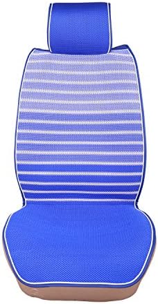 Women Girls Blue Ventilated Automotive Seat Covers Full Set SUV Bucket Seat Truck Bench Seat Belt Compatible Universal Fit Chevy equinox malibu cruze trax sonic colorado impala volt silverado aveo