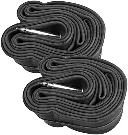 Factor Bicycle Inner Tubes 700 x 28-32c with Presta Valve 48mm (2 Pack) for City Bikes, Commuters, Fixies, Hybrids and more