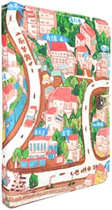 TaylorHe KEKEZI Collection Beautiful Hand Drawn City Map 6" eReader Covers Folio Case with Patterns and passport slot for Kindle Paperwhite Kindle 4 Kindle Touch