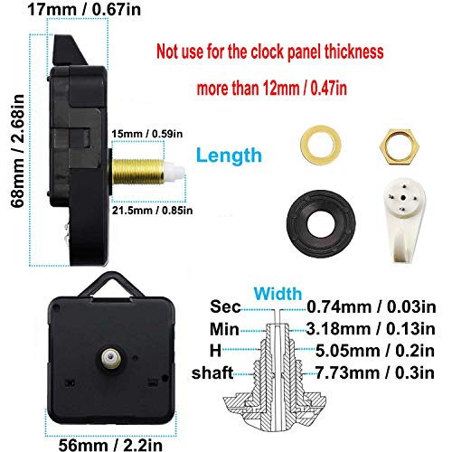 1 StFlyBro+Non+Ticking+Movement+Movements+Replacement