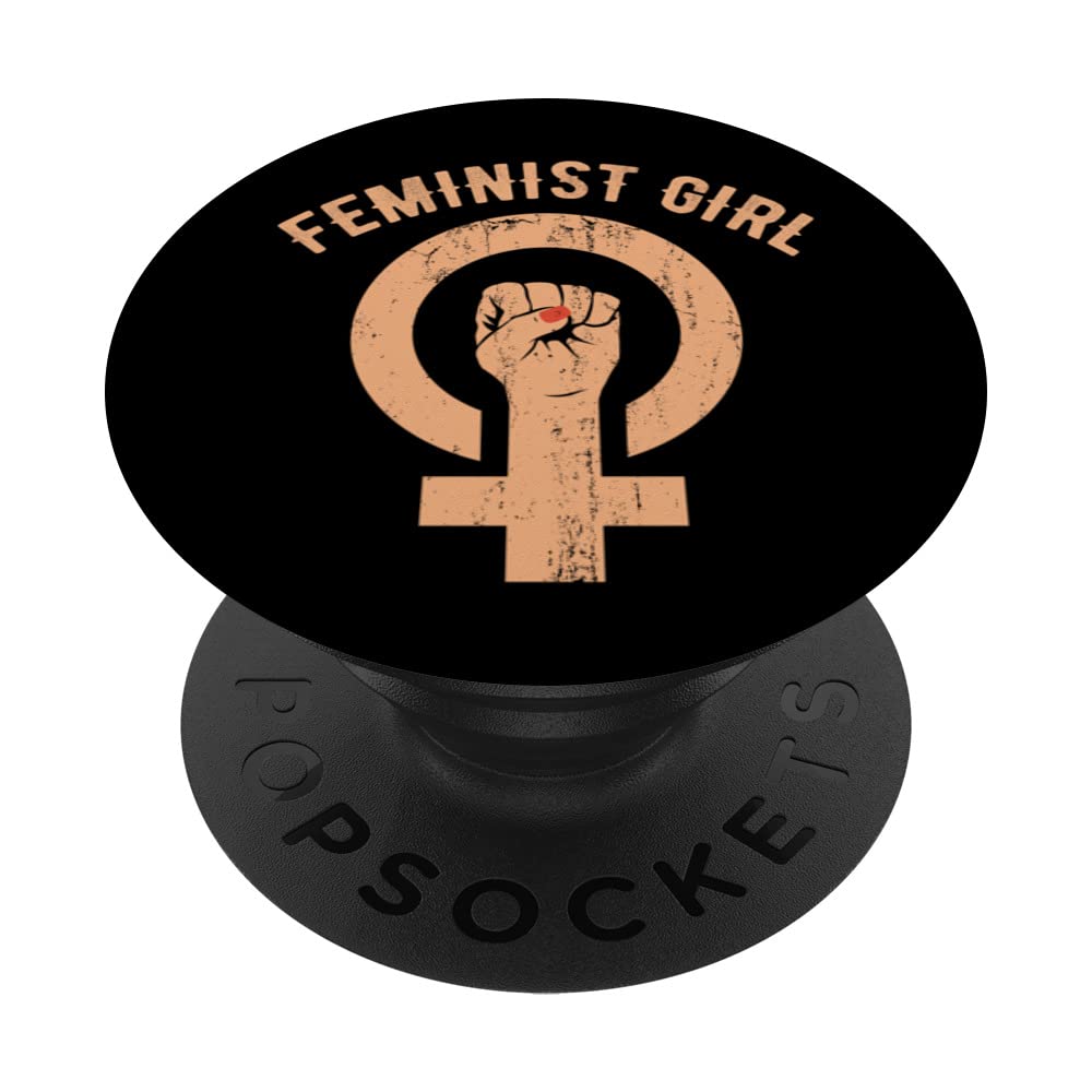 Feminist Girl, Gender Equality Women Rights PopSockets Swappable PopGrip
