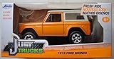 JADA JUST TRUCKS ORANGE/TAN 1973 FORD BRONCO 1:32 SCALE